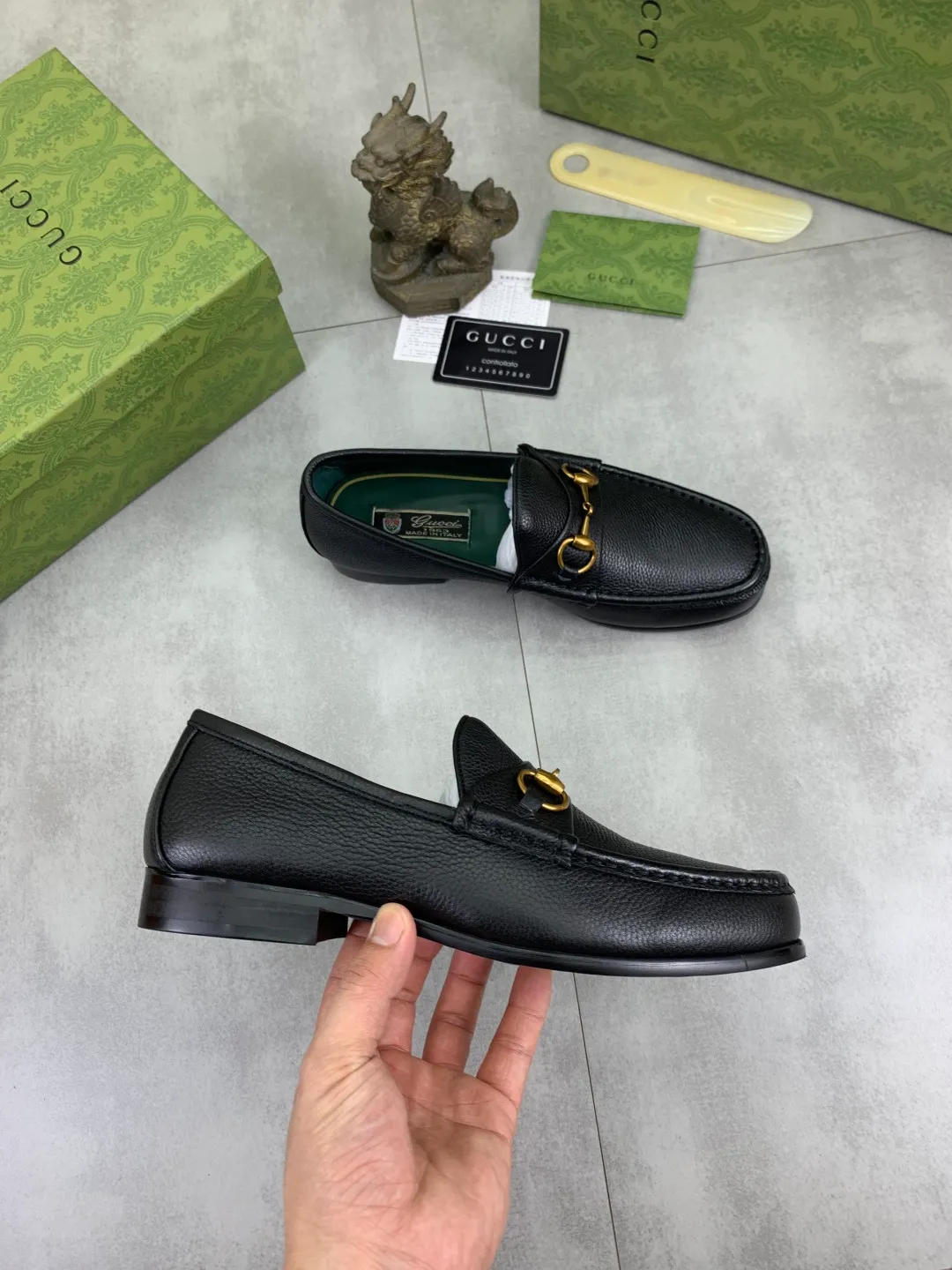 Men's men's shoes 💰P540 [New style] Water dyed cowhide 💰💎💎💎 [Gucci] Gucci high-end men's formal business leather shoes, original order 1:1! Original imported high-end washed calfskin, original metal buckle, imported first-layer cowhide lining for feet, original outsole, men's shoe size: 38-45, multiple colors available